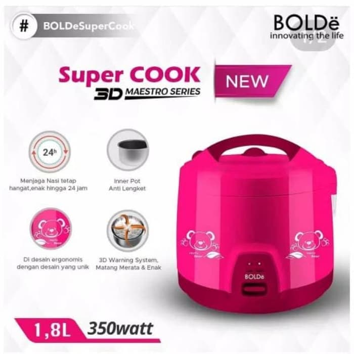 Bolde Super Cook 3D Maestro - Merah